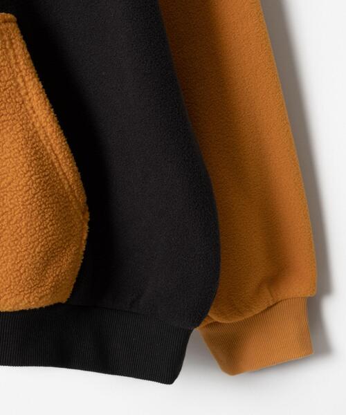 WEGO（ウィゴー）の「WEGO/バイカラーフリースグラフィックプルパーカー（パーカー・メンズ・ブラック/オフホワイト・MEDIUM/LARGE）」の20枚目の写真