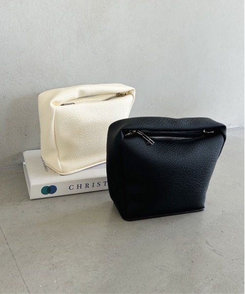 thank U more（サンキューモア）の「２WAY エコレザーワンショルダーミニＢＡＧ（ショルダーバッグ・レディース・ブラック/アイボリー・FREE）」の13枚目の写真