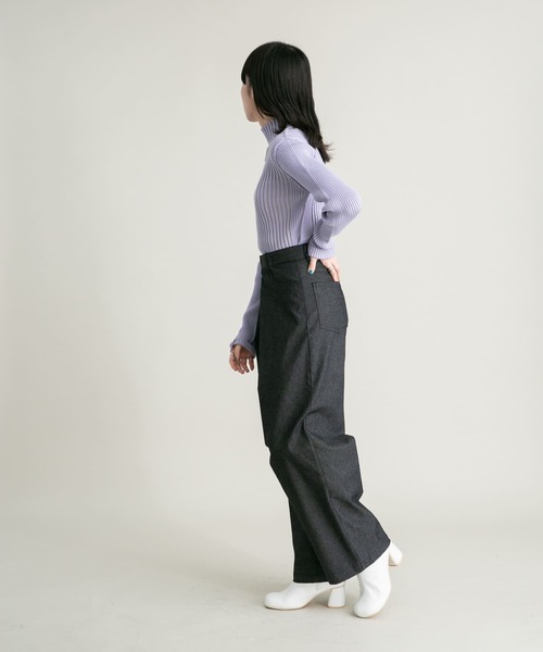 KBF（ケイビーエフ）の「フロントタックWIDEパンツ（その他パンツ
