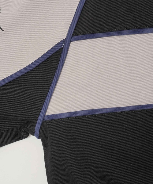 X-girl（エックスガール）の「RACING JACKET（ブルゾン・レディース・ブラック/ネイビー・M/S）」の10枚目の写真