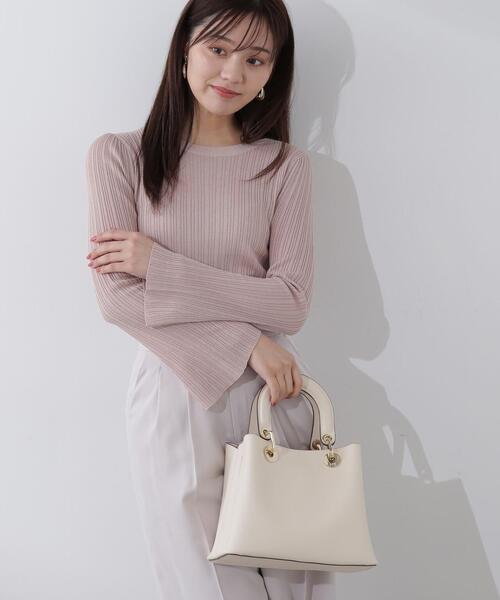 PROPORTION BODY DRESSING（プロポーションボディドレッシング）の「ランダムリブシアーフレアスリーブニット / 1214170105（ニット/セーター・レディース・ブラック/ピンク/ホワイト系その他・FREE）」の16枚目の写真