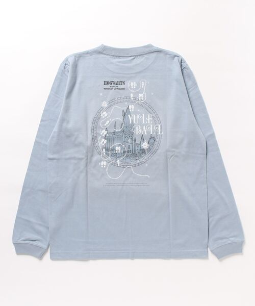 tシャツ HarryPotter/YULEBALL/ユールボール/HOGWARTS/ロングスリーブTシャツ/ハリー・ポッター/ハリポタ/映画/アッシュ セール】HarryPotter/YULEBALL/ユールボール/HOGWARTS/ロング