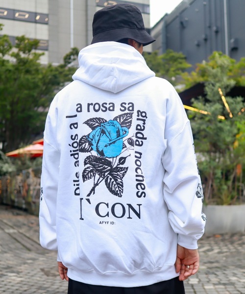 AFYF(エーエフワイエフ)の「AFYF GILDAN BODYSOUVENIR HOODED SW3/ギルダンボディ スーベニアフーディ スウェットパーカー(パーカー・メンズ・ホワイト系その他2/ブラック系その他2/ブラック系その他/ホワイト系その他/ブラック系その他7/ブラック系/ホワイト系その他3/ブラック系その他4/ブラック系その他6/ホワイト系その他5/ホワイト系その他6/ホワイト系その他7/ホワイト系/ホワイト系その他4/ブラック系その他3/ブラック系その他5・FREE)」の6枚目の写真