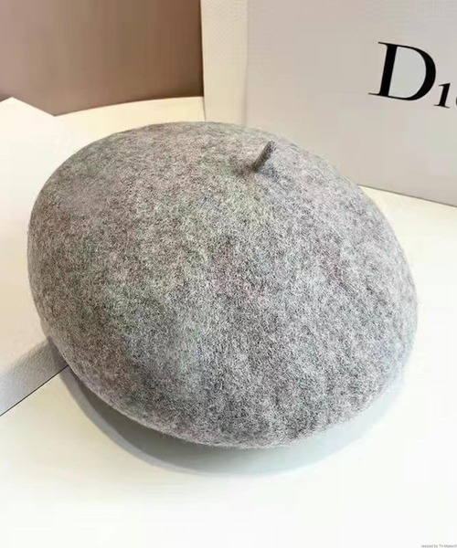 TONE SELECT GOODS（トーンセレクトグッズ）の「pur chouchou/ベレー帽  P4107（ハンチング/ベレー帽・レディース・ブラック/グレー/ベージュ/アイボリー・FREE）」の4枚目の写真