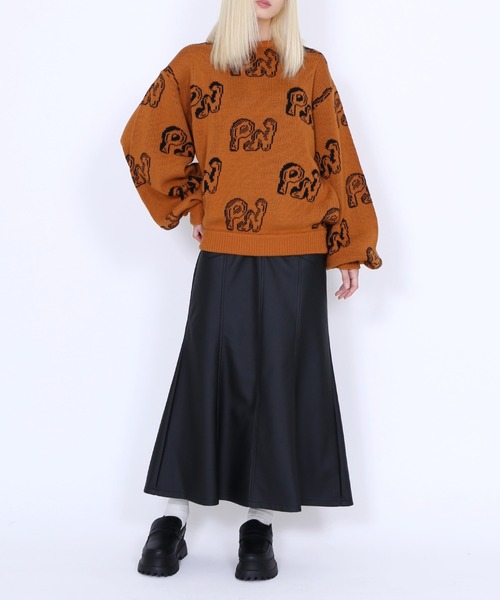 PUNYUS（プニュズ）の「合皮マーメイドスカート（スカート・レディース・ブラック・4/3/2/1）」の13枚目の写真