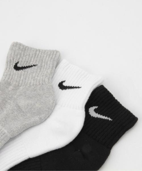 NIKE（ナイキ）の「NIKE / 3P クォーター ソックス（ソックス/靴下・メンズ・その他1/ホワイト・ONE SIZE）」の5枚目の写真