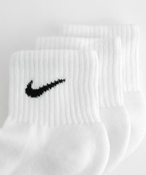NIKE（ナイキ）の「NIKE / 3P クォーター ソックス（ソックス/靴下・メンズ・その他1/ホワイト・ONE SIZE）」の8枚目の写真