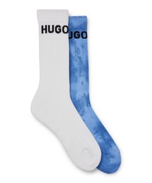 HUGO（ヒューゴ）の「2パック HUGOロゴ コットンブレンド ショートソックス（ソックス/靴下・メンズ）」