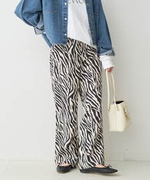 ゼブラプリントイージーパンツ