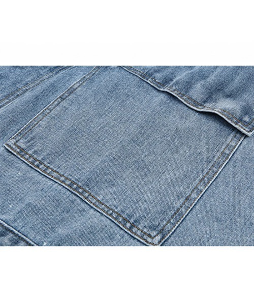 Miniministore(ミニミニストア)の「デニムベスト ジレ レディース 重ね着(ベスト・レディース・サックスブルー/ブラック・FREE)」の21枚目の写真