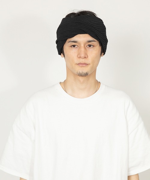 CA4LA（カシラ）の「PATIO HB5（ヘアバンド・レディース・ブラック/グリーン/グレー・ONESIZE）」の2枚目の写真