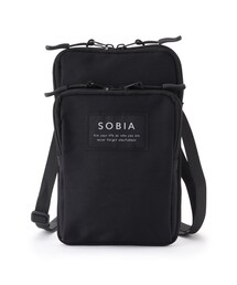 ◆【ポケ4／撥水／ユニセックスOK／お出かけにおススメ】ナイロンスマホショルダー