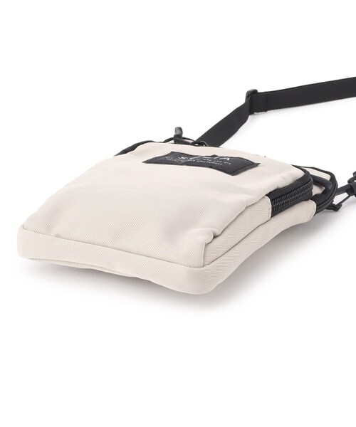 ITS'DEMO（イッツデモ）の「◆【ポケ4／撥水／ユニセックスOK／お出かけにおススメ】ナイロンスマホショルダー（ショルダーバッグ・レディース・ブラック/ライトベージュ/パープル・00）」の11枚目の写真