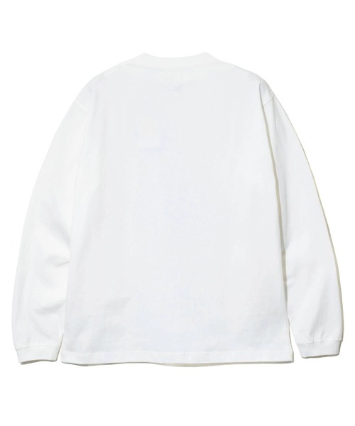 go slow caravan（ゴースローキャラバン）の「USA/C たこ焼きクマ ロングスリーブTEE（Tシャツ/カットソー・メンズ・ホワイト/ブルーグリーン/ナチュラル・SMALL/MEDIUM/LARGE/X-LARGE）」の14枚目の写真