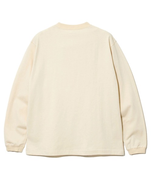 go slow caravan（ゴースローキャラバン）の「USA/C たこ焼きクマ ロングスリーブTEE（Tシャツ/カットソー・メンズ・ホワイト/ブルーグリーン/ナチュラル・SMALL/MEDIUM/LARGE/X-LARGE）」の17枚目の写真