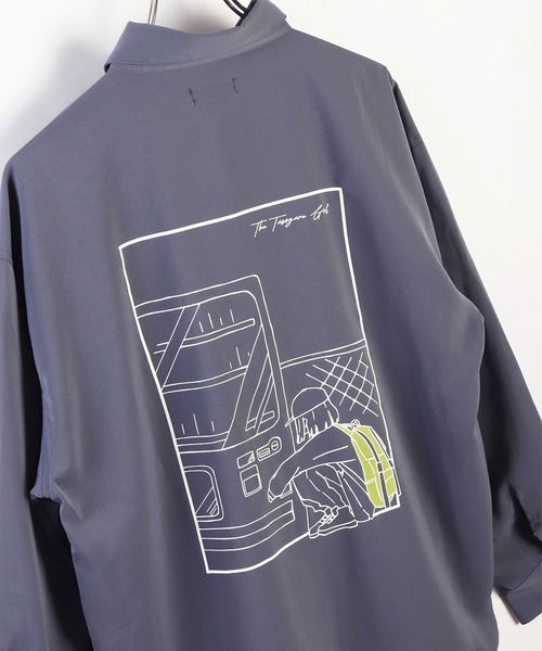 WESTSEA(ウエストシー)の「The Tasogare Girl / 黄昏ガール とろみシャツ 長袖(シャツ/ブラウス・メンズ・ホワイト/ブラック/ブルー系その他/ホワイト系その他/ブラック系その他/ブルー・L/M)」の5枚目の写真