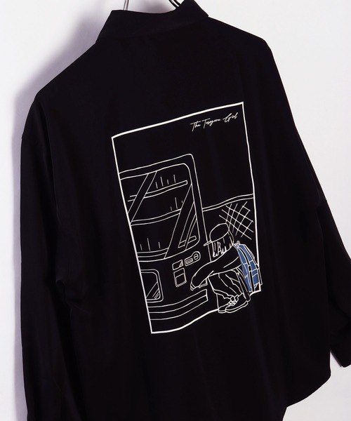 WESTSEA(ウエストシー)の「The Tasogare Girl / 黄昏ガール とろみシャツ 長袖(シャツ/ブラウス・メンズ・ホワイト/ブラック/ブルー系その他/ホワイト系その他/ブラック系その他/ブルー・L/M)」の20枚目の写真