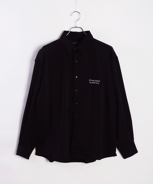 WESTSEA(ウエストシー)の「The Tasogare Girl / 黄昏ガール とろみシャツ 長袖(シャツ/ブラウス・メンズ・ホワイト/ブラック/ブルー系その他/ホワイト系その他/ブラック系その他/ブルー・L/M)」の21枚目の写真