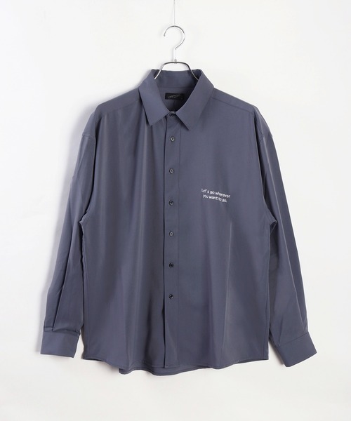 WESTSEA(ウエストシー)の「The Tasogare Girl / 黄昏ガール とろみシャツ 長袖(シャツ/ブラウス・メンズ・ホワイト/ブラック/ブルー系その他/ホワイト系その他/ブラック系その他/ブルー・L/M)」の16枚目の写真