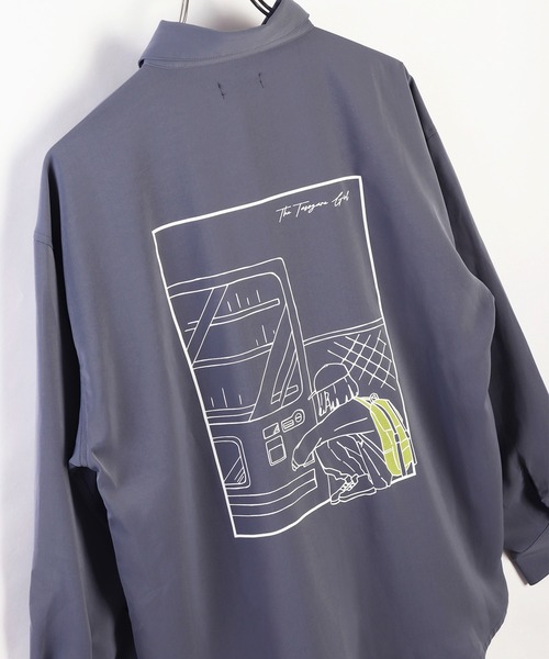 WESTSEA(ウエストシー)の「The Tasogare Girl / 黄昏ガール とろみシャツ 長袖(シャツ/ブラウス・メンズ・ホワイト/ブラック/ブルー系その他/ホワイト系その他/ブラック系その他/ブルー・L/M)」の15枚目の写真
