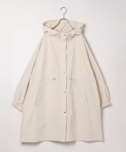 GLOBAL WORK Smile Seed Store（グローバルワーク スマイルシードストア）の「撥水ＵＶロングブルゾン/994483（ブルゾン・レディース・ブラック/アイボリー・MEDIUM/LARGE/X-LARGE/SMALL）」の2枚目の写真