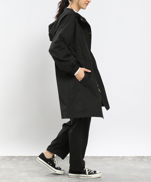 GLOBAL WORK Smile Seed Store（グローバルワーク スマイルシードストア）の「撥水ＵＶロングブルゾン/994483（ブルゾン・レディース・ブラック/アイボリー・MEDIUM/LARGE/X-LARGE/SMALL）」の3枚目の写真