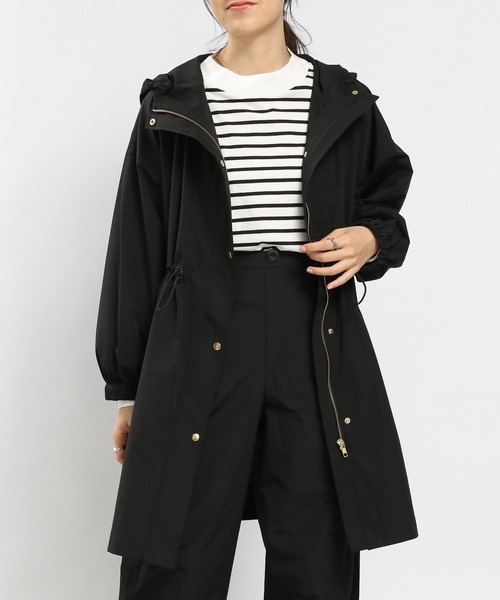 GLOBAL WORK Smile Seed Store（グローバルワーク スマイルシードストア）の「撥水ＵＶロングブルゾン/994483（ブルゾン・レディース・ブラック/アイボリー・MEDIUM/LARGE/X-LARGE/SMALL）」の9枚目の写真