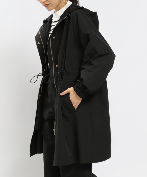 GLOBAL WORK Smile Seed Store（グローバルワーク スマイルシードストア）の「撥水ＵＶロングブルゾン/994483（ブルゾン・レディース・ブラック/アイボリー・MEDIUM/LARGE/X-LARGE/SMALL）」の10枚目の写真