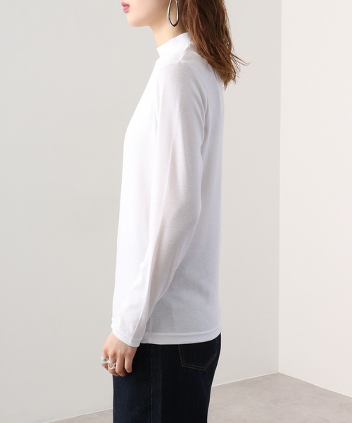 セール】PAGE ONE ガーゼフライスハイネック長袖Tシャツ（T