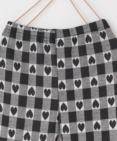 LOWRYS FARM(ローリーズファーム)の「ハートカットジャガードフレアパンツ 107986(その他パンツ・キッズ・ブラック/ブルー/レッド・140cm/130cm/120cm/110cm/150cm)」の5枚目の写真