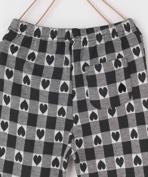 LOWRYS FARM(ローリーズファーム)の「ハートカットジャガードフレアパンツ 107986(その他パンツ・キッズ・ブラック/ブルー/レッド・140cm/130cm/120cm/110cm/150cm)」の7枚目の写真