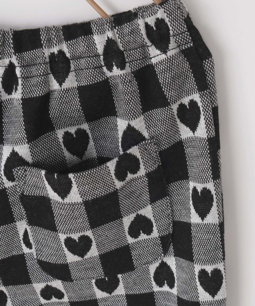 LOWRYS FARM(ローリーズファーム)の「ハートカットジャガードフレアパンツ 107986(その他パンツ・キッズ・ブラック/ブルー/レッド・140cm/130cm/120cm/110cm/150cm)」の8枚目の写真