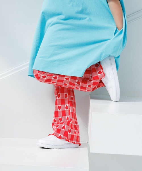 LOWRYS FARM(ローリーズファーム)の「ハートカットジャガードフレアパンツ 107986(その他パンツ・キッズ・ブラック/ブルー/レッド・140cm/130cm/120cm/110cm/150cm)」の15枚目の写真