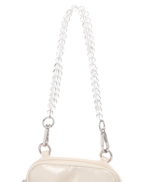 LOWRYS FARM（ローリーズファーム）の「ハンドルストラップツキバック　100168（ショルダーバッグ・レディース・ブラック/アイボリー/グレー・FREE）」の11枚目の写真