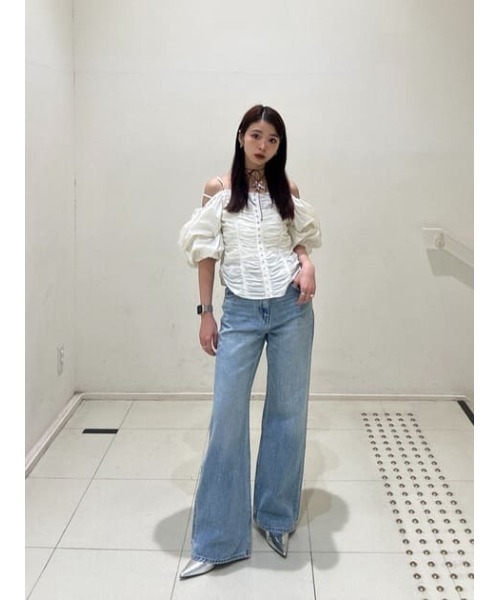 TIERED TOP ティアードトップス SLY（スライ）の「【2WAY】TIERED SLEEVE CORSET TOPS