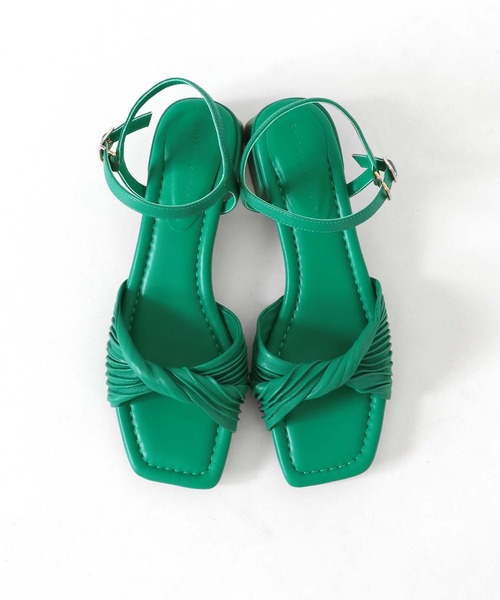 Chiaki Katagiri（チアキカタギリ）の「アンクルストラップサンダル【CHIAKI KATAGIRI】（サンダル・レディース・グリーン/ブラック/ベージュ・02/04/03/01/00）」の7枚目の写真