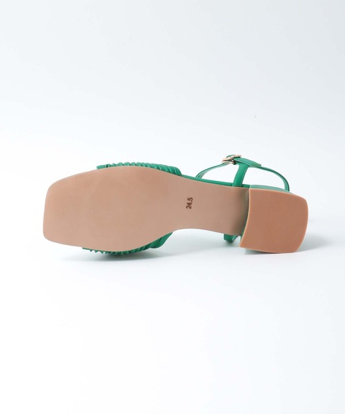 Chiaki Katagiri（チアキカタギリ）の「アンクルストラップサンダル【CHIAKI KATAGIRI】（サンダル・レディース・グリーン/ブラック/ベージュ・02/04/03/01/00）」の4枚目の写真