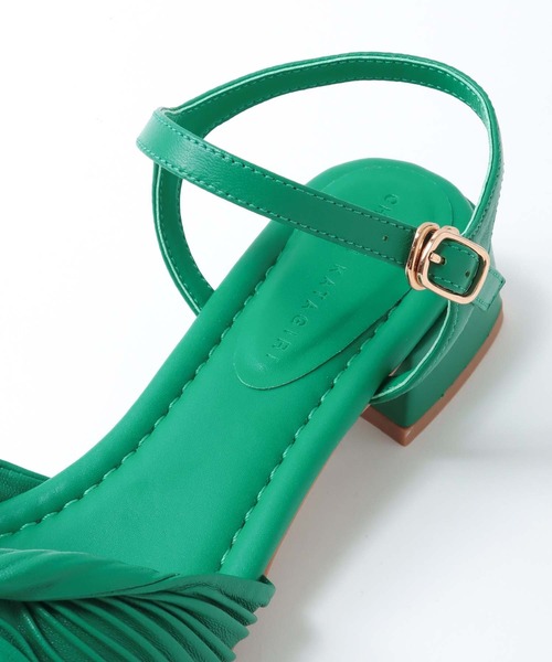 Chiaki Katagiri（チアキカタギリ）の「アンクルストラップサンダル【CHIAKI KATAGIRI】（サンダル・レディース・グリーン/ブラック/ベージュ・02/04/03/01/00）」の13枚目の写真