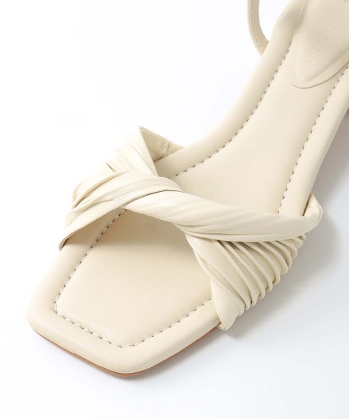 Chiaki Katagiri（チアキカタギリ）の「アンクルストラップサンダル【CHIAKI KATAGIRI】（サンダル・レディース・グリーン/ブラック/ベージュ・02/04/03/01/00）」の12枚目の写真