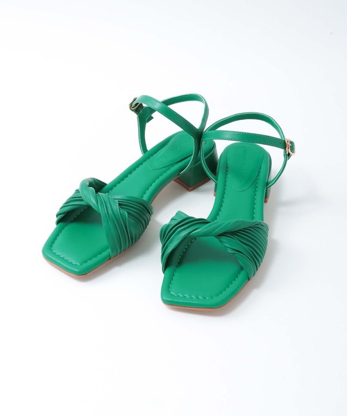 Chiaki Katagiri（チアキカタギリ）の「アンクルストラップサンダル【CHIAKI KATAGIRI】（サンダル・レディース・グリーン/ブラック/ベージュ・02/04/03/01/00）」の22枚目の写真