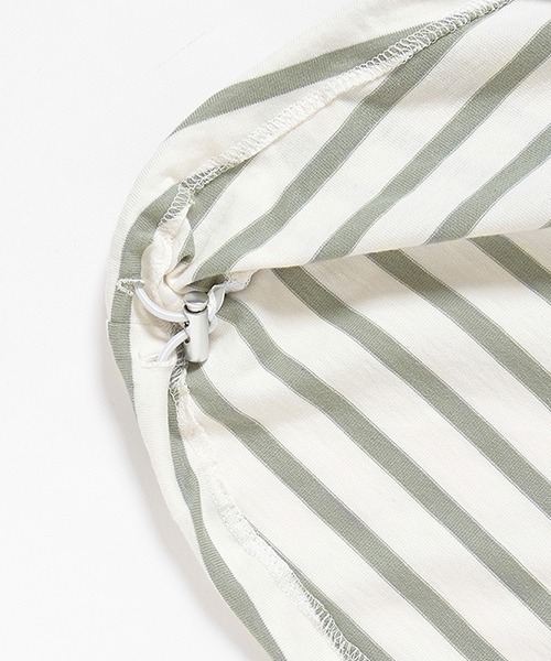 petit main LIEN（プティマインリアン）の「【LADIES】ボーダーロングスリーブT（Tシャツ/カットソー・レディース・ネイビー/ライトブルー/ライトピンク/グリーン・FREE）」の9枚目の写真