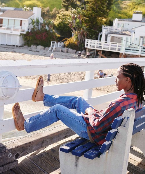 MALIBU SANDALS(マリブサンダルズ)の「MALIBU SANDALS / "SURFRIDER ARTIFICAL LETHER” サンダル(サンダル・メンズ・ブラック/ベージュ系/ブラウン系・10/7/6/5/9/8/11/4/6.5)」の12枚目の写真