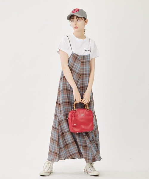 MILKFED.（ミルクフェド）の「G.M.G.D EMBROIDERED CAP（キャップ・レディース・グレー/ブルー/ピンク・ONE SIZE）」の8枚目の写真