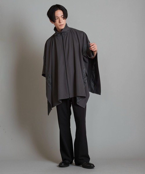 NO ID.（ノーアイディ）の「ラダリングZIPポンチョ（ポンチョ）」 - WEAR