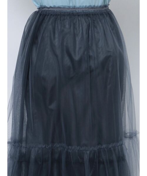 Ungrid（アングリッド）の「チュールレイヤードスカート（スカート・レディース・チャコールグレー/ベージュ・FREE）」の19枚目の写真
