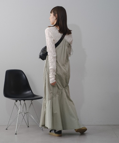 Kastane（カスタネ）の「クラッシュジャガードプルオーバー（Tシャツ/カットソー・レディース・ライム/アイボリー/ブラック・FREE）」の8枚目の写真