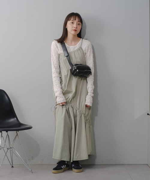 Kastane（カスタネ）の「クラッシュジャガードプルオーバー（Tシャツ/カットソー・レディース・ライム/アイボリー/ブラック・FREE）」の5枚目の写真