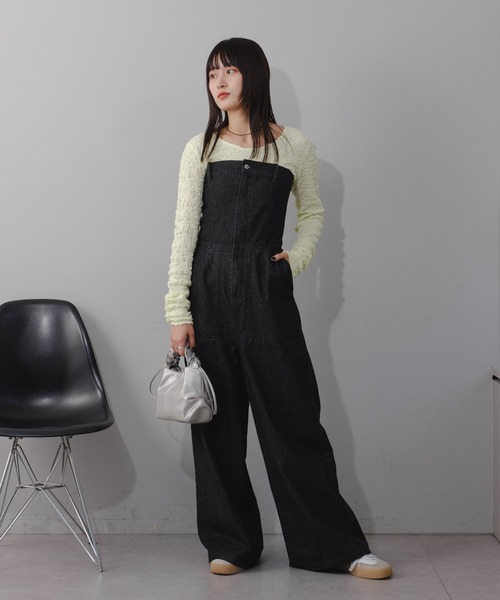 Kastane（カスタネ）の「クラッシュジャガードプルオーバー（Tシャツ/カットソー・レディース・ライム/アイボリー/ブラック・FREE）」の20枚目の写真