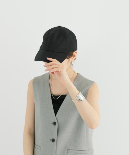 URBAN RESEARCH（アーバンリサーチ）の「リネンCAP（キャップ・レディース・ホワイト/ブラック/ベージュ系その他・FREE）」の6枚目の写真