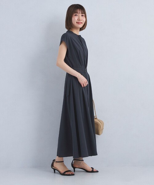 【新品未使用】green label relaxing ベルトフレアワンピース green label relaxing（グリーンレーベルリラクシング）の